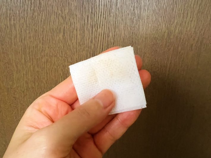 使用後のシート