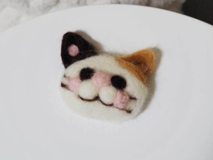 羊毛フェルト完成