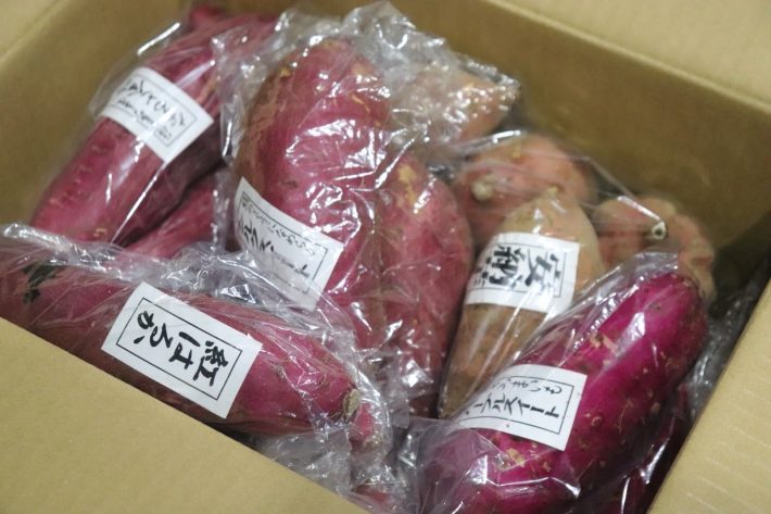 「産地厳選 さつまいもの食べ比べセット 約1kg 5品 約5kg入」（3580円／税込）