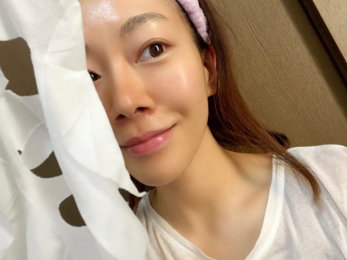 ほほがツヤッツヤ、全体的にモチッと