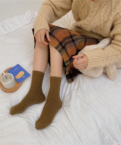 ウールの靴下