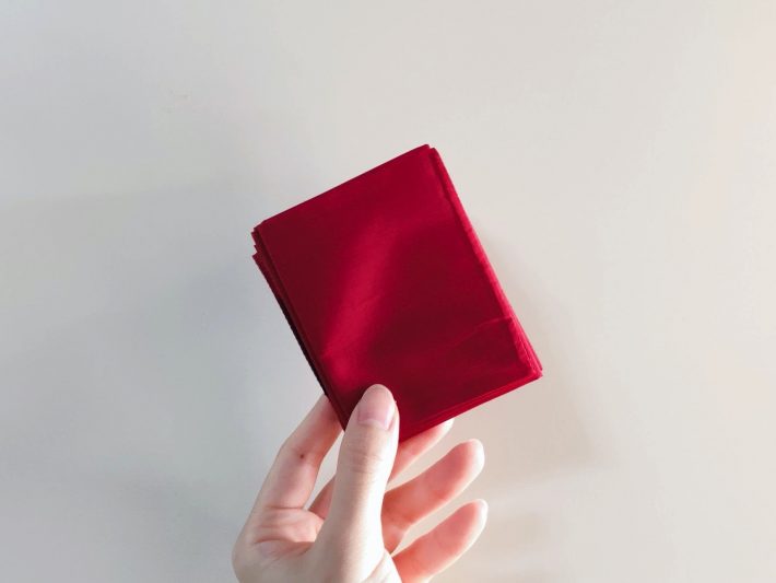 5秒できれいにたためる