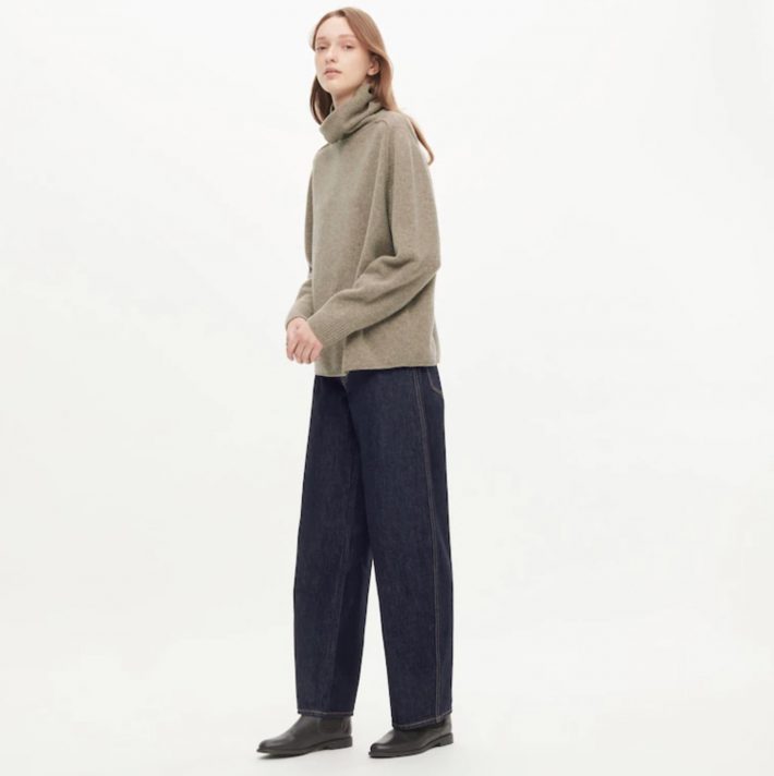 プレミアムラムタートルネックセーター（長袖）