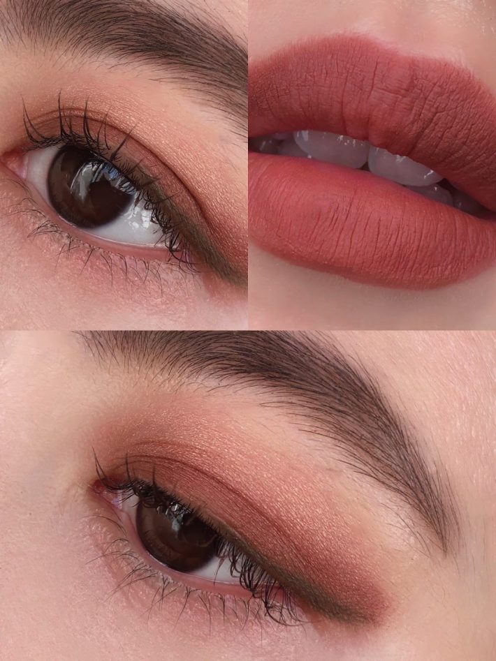 重さを感じないメイクに