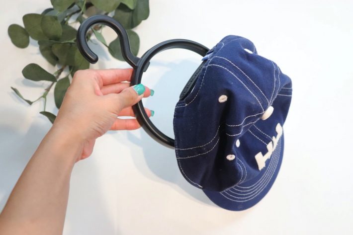 リングの丸みが帽子の型崩れを防ぐ