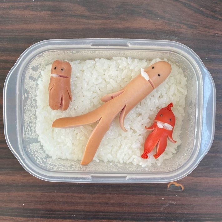 6月頃からウインナー星人を作り始めました