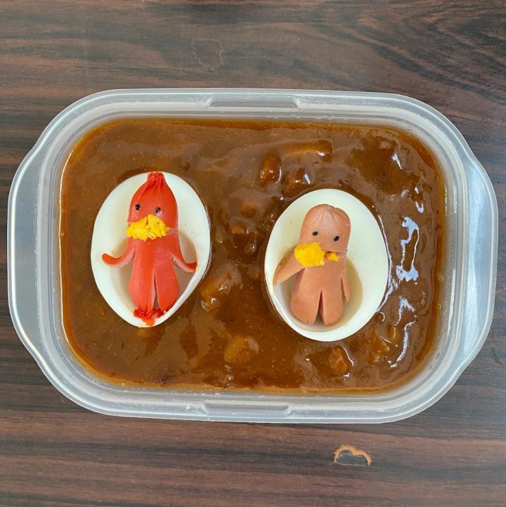 お弁当は自分用に作っている