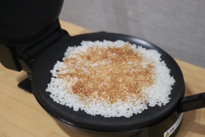 パリパリのおせんべいが完成