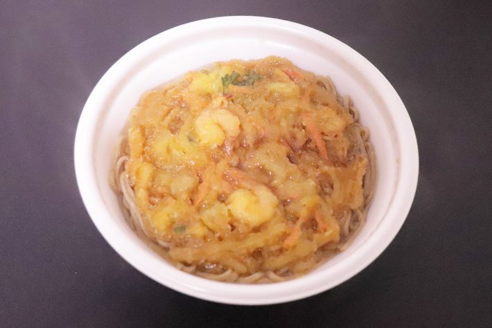 ローソン『海老かき揚げそば』