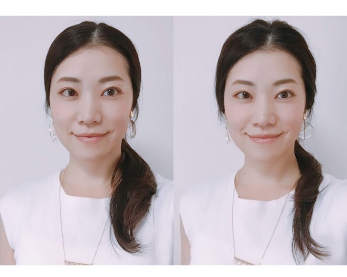 頭頂部を引き出す