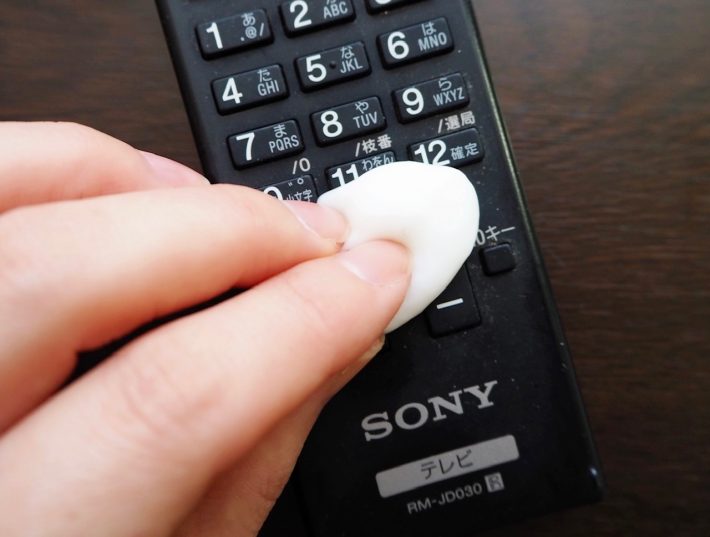 リモコンの掃除にも