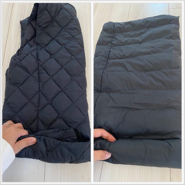 左：ユニクロ／右：ワークマン