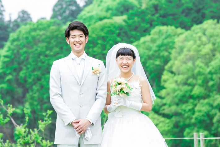 新郎新婦　結婚
