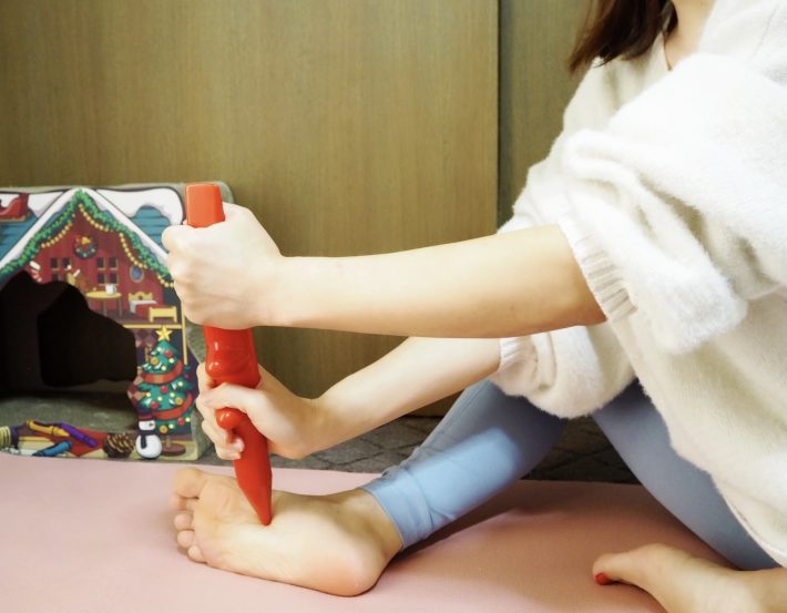 足裏のツボをピンポイントで刺激