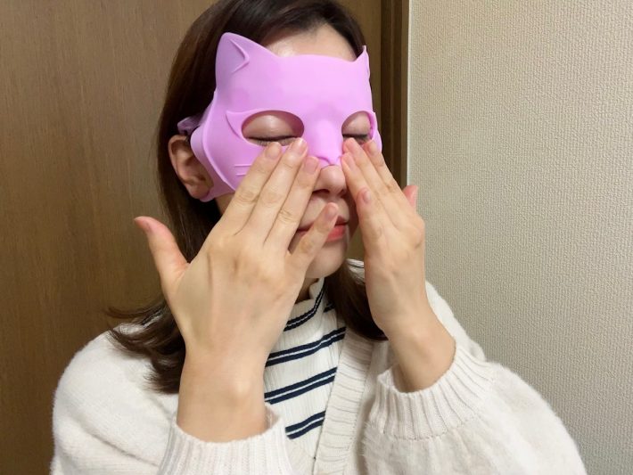 5mm沈むくらいの軽い力加減で