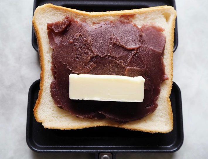 あんバターホットサンドも作ってみた