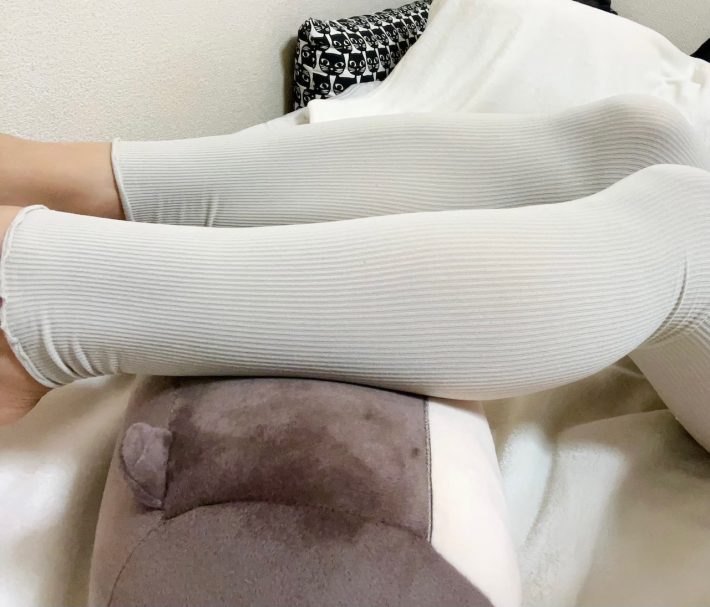 足を乗せたときの高さがちょうどいい