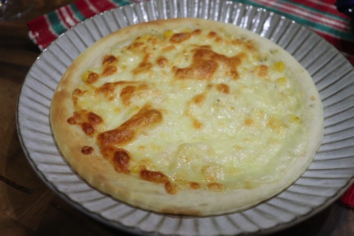 マヨコーンピザは子どもたちのお気に入り