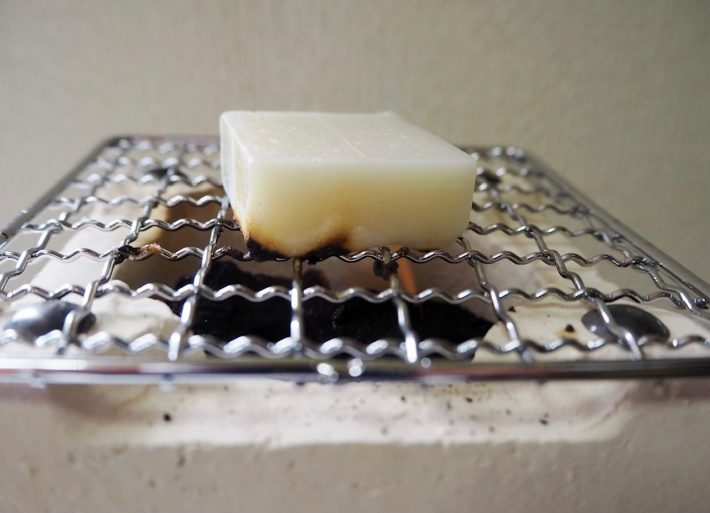 火力が強かったのか焦げ焦げに