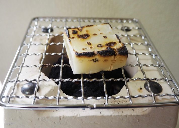 トースターで焼き直した