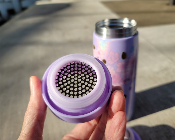 ステンレスインサート付きのステンレスボトルは、ティーバッグ愛用者にはピッタリ