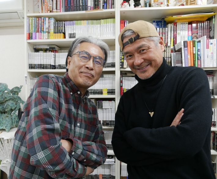 左から春日武彦氏、平山夢明氏