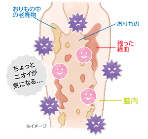 ニオイの原因は「膣内環境の乱れ」と「間違った洗い方」