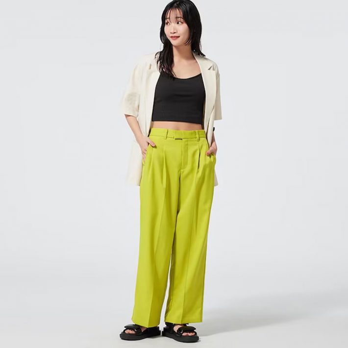 ローウエストバギーパンツ