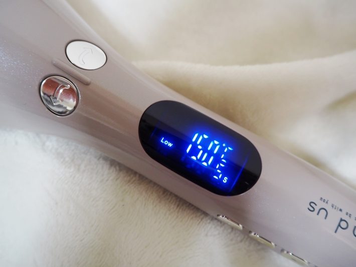 150℃で5秒間加熱できるようにセット