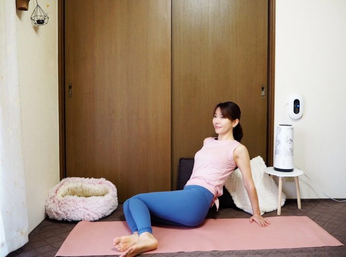 左右20秒ずつキープ×3回を目安に