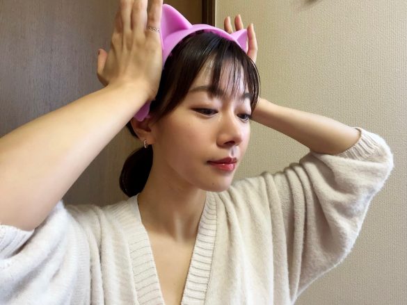 耳の上あたりをもみほぐすのがイチオシ