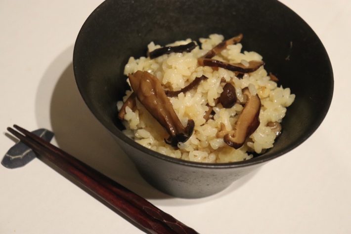 きのこの味をしっかり感じる