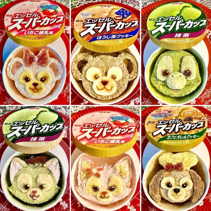 食紅は使わずに、赤色はいちごジャム