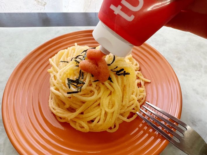 贅沢の極み！明太子パスタに“追い明太子”してみた