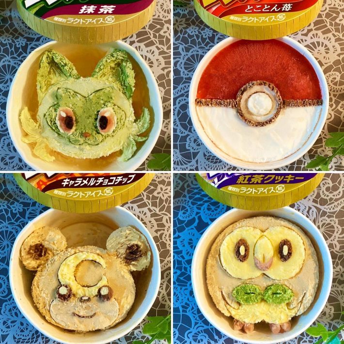 「ポケモン」のアイスアート