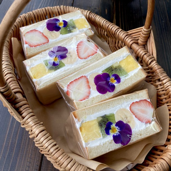 お店で販売されているサンドイッチ