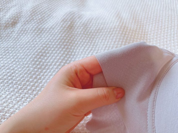 アンダーベルト切りっぱなし