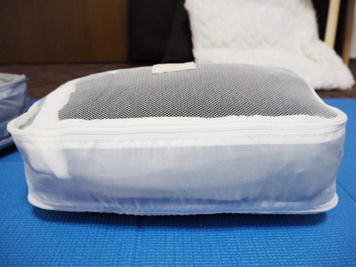 衣類が圧縮されてボリュームダウン