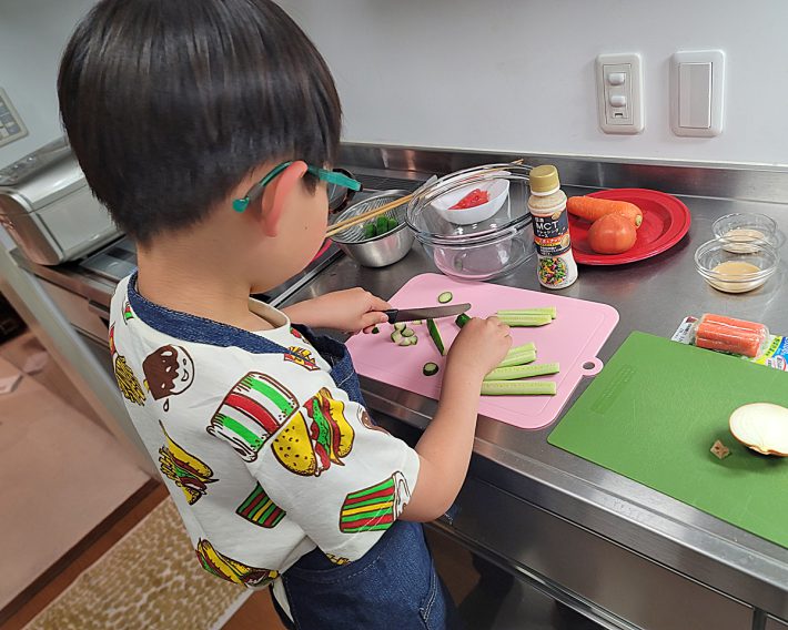 子どもと料理