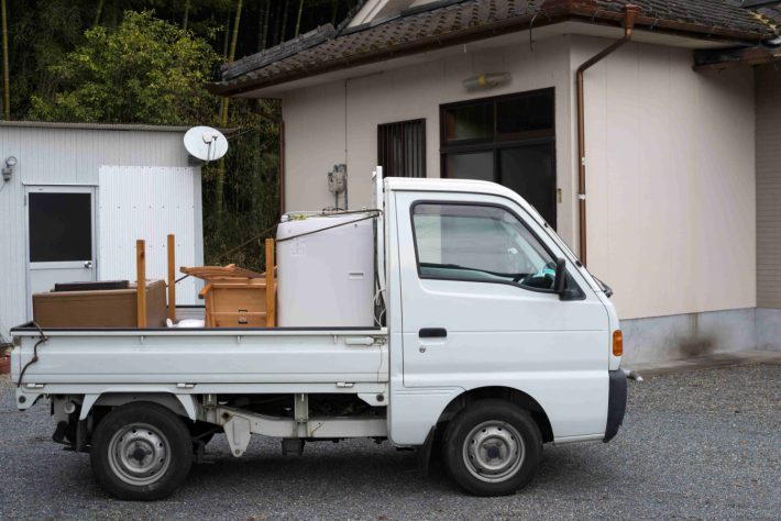 軽トラで引越し