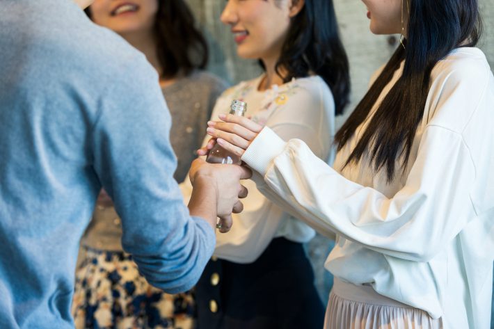 街コンで出会った男性と交際