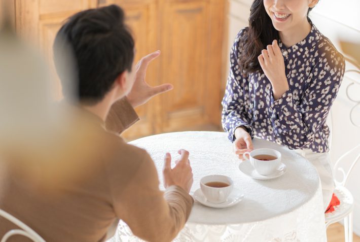 どんどん話しを広げ、コミュ力はバッチリ