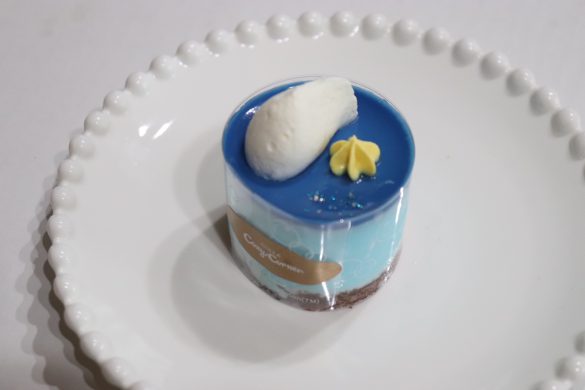 ポッチャマのソーダあじのムースケーキ