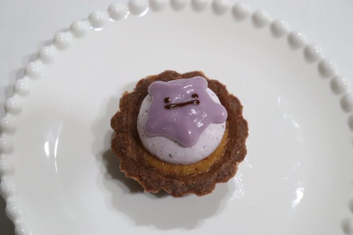 メタモンのブルーベリーホイップクリームのタルト