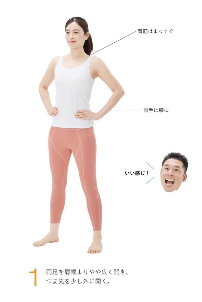 世界一ラクな世界一浅いスクワット1