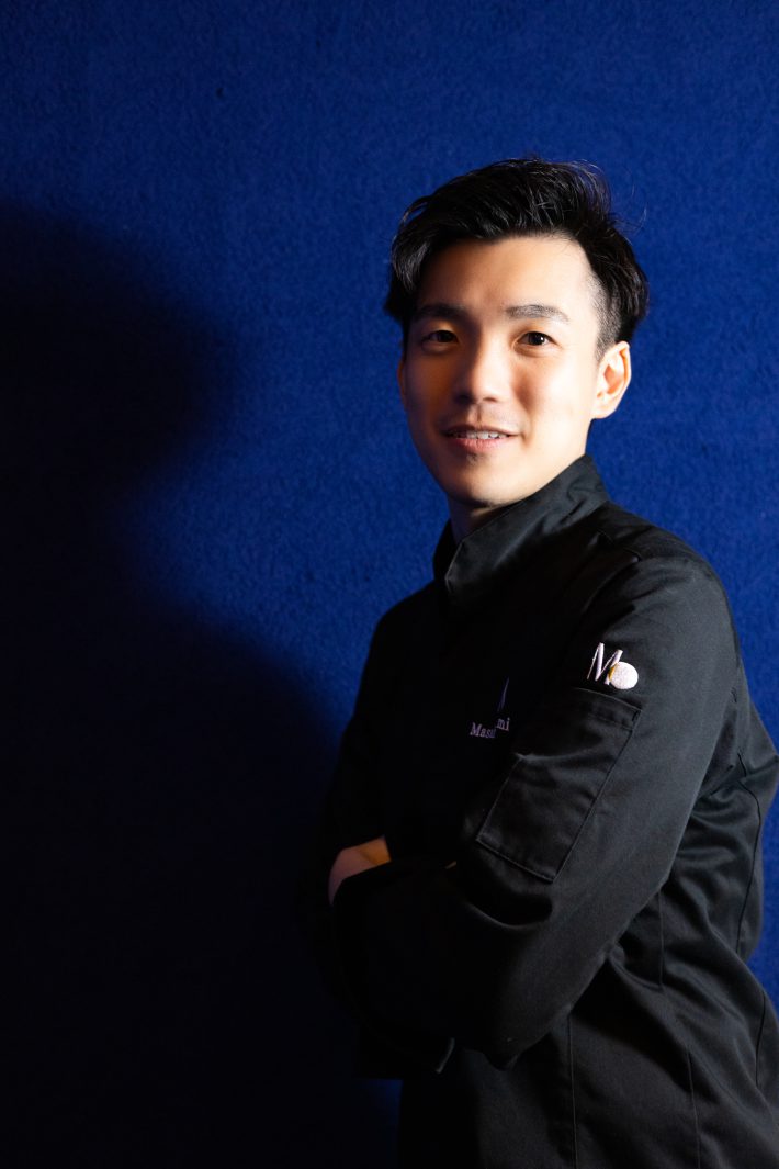 小住匡彦シェフ　ザブトンモンブラン