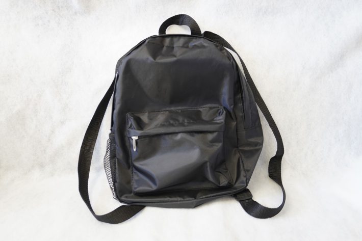 環境に優しいリサイクル素材のリュックサック