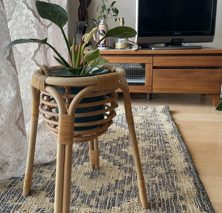 脚付スタンドがあると高さを出せる