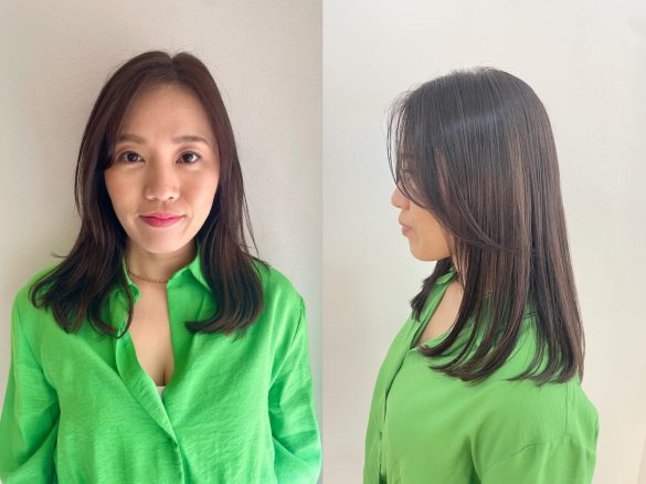 トリートメント後の筆者1