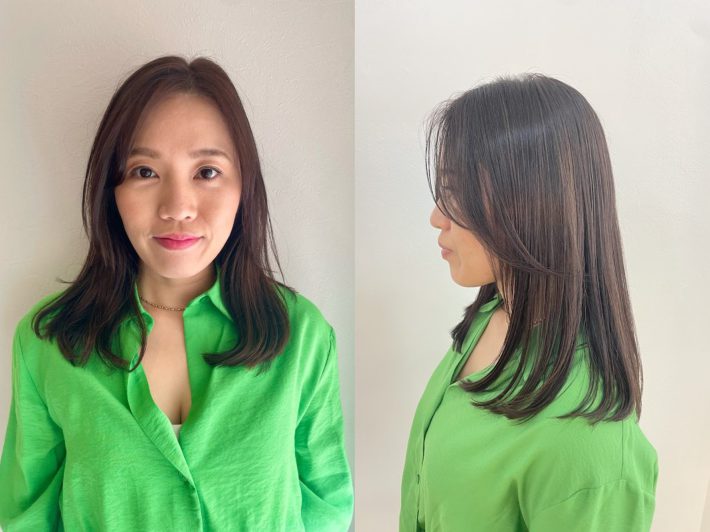 トリートメント後の筆者1